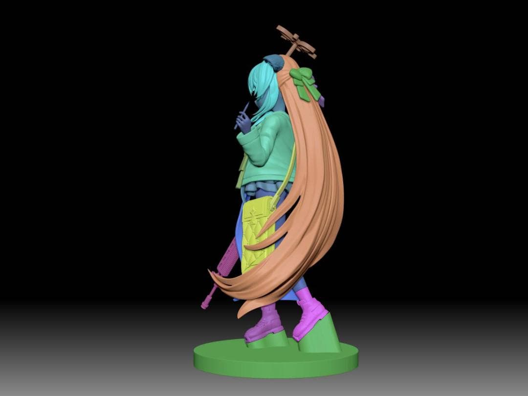 春原ココナ　ブルアカ　梅花園　25ｃｍ　未塗装未組立　ガレキ　ブルーアーカイブ