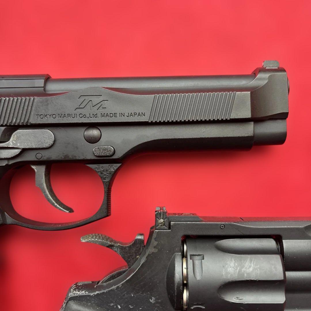 東京マルイ　ベレッタタクティカルマスター　コルトパイソン ガスブローバックガン