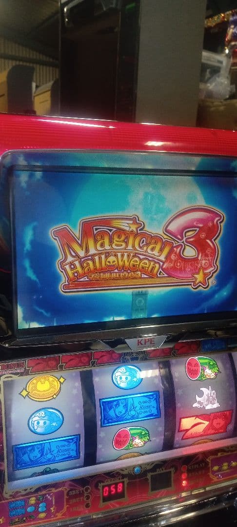 送料込　パチスロ　実機　マジカルハロウィン3 アミューズ　不要　家スロ