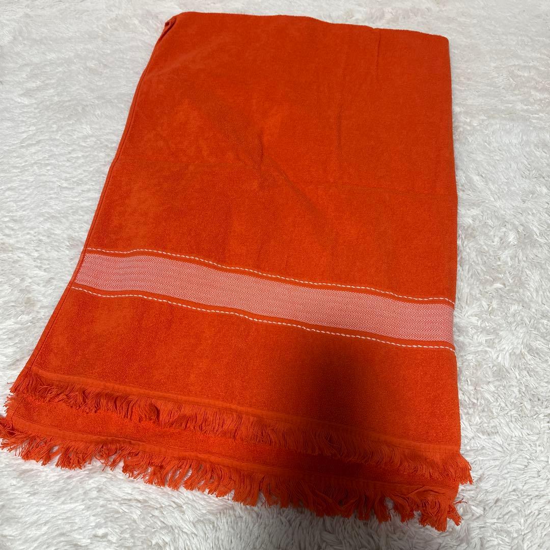 未使用 HERMES BAIN　ヨッティング　ビーチタオル　PM　大判タオル
