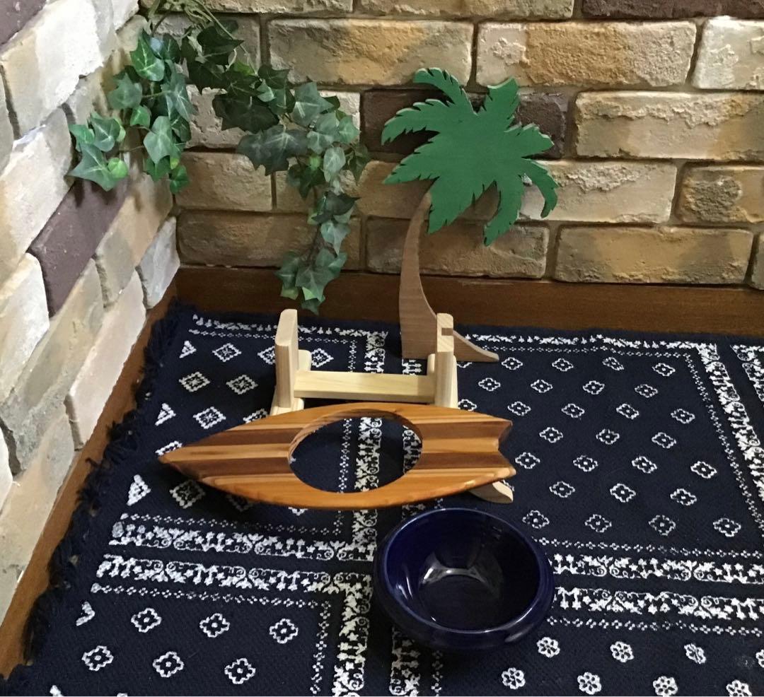 hamarico 様サーフボード 型 フード テーブル 1穴タイプ④★完成品★