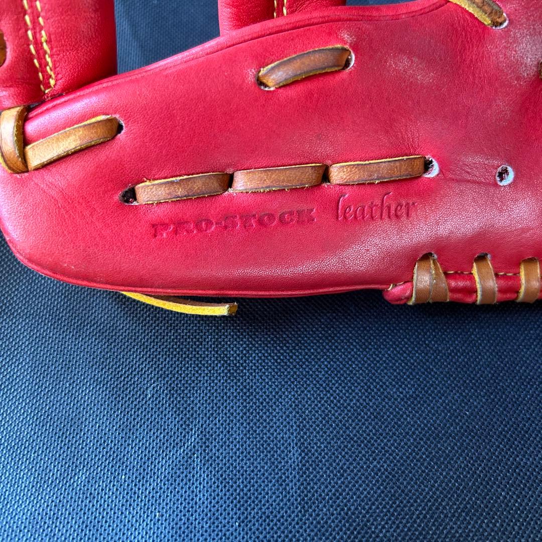 Wilson レッド 硬式グローブ　湯揉み済み