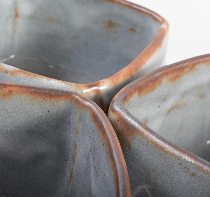 和食器　数江瓢鮎子好　志野向付　小鉢　７客　極め箱　V　R5245C