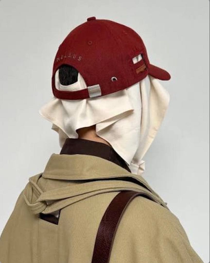 nullus 25ss HOMME ALONE キャップ 赤