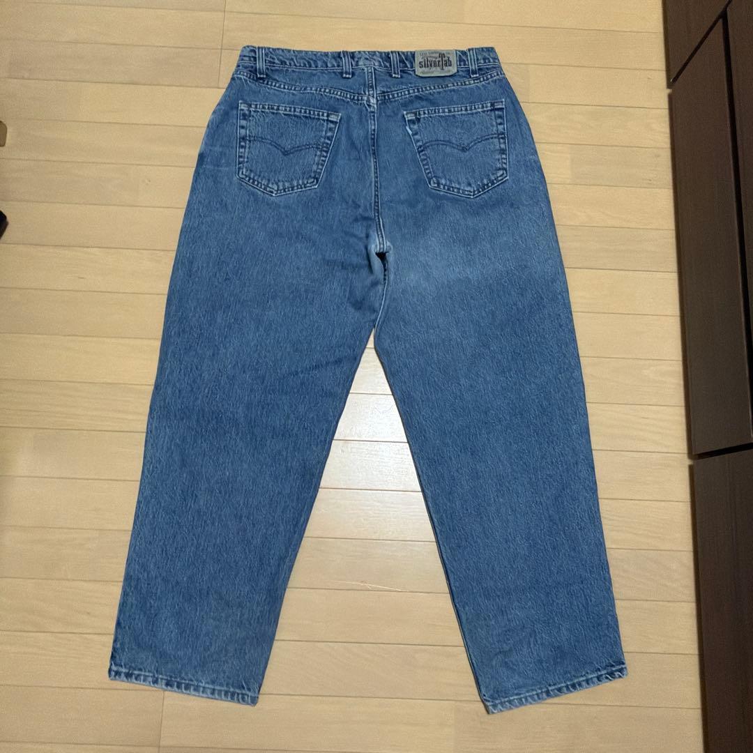 silvertab baggy w38 l30 ※紐内蔵