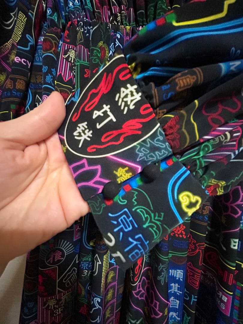 &ellecy アンドエルシー　ネオン　ワンピース　美品