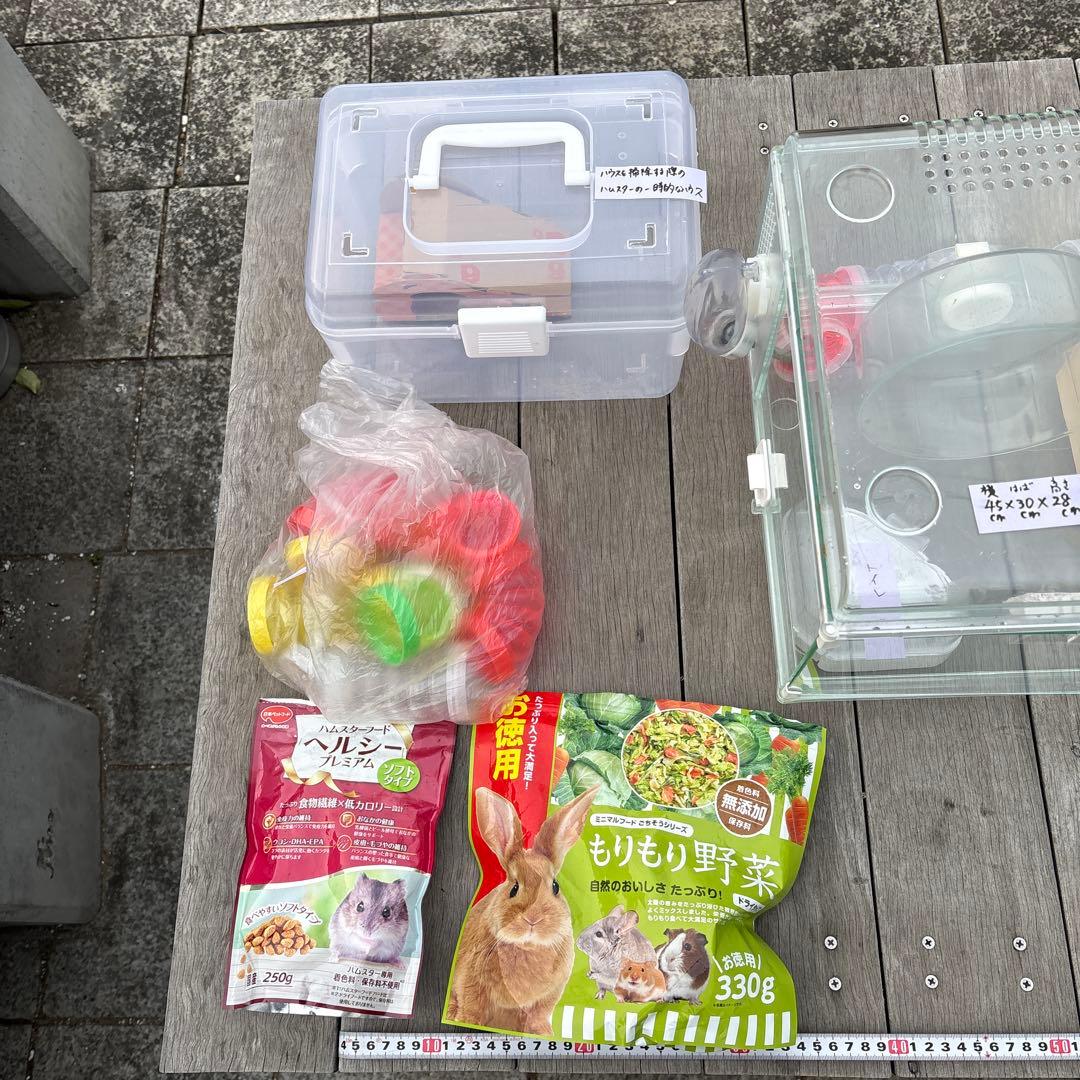 ハムスター　飼育セット　アクリル　小動物ケージ