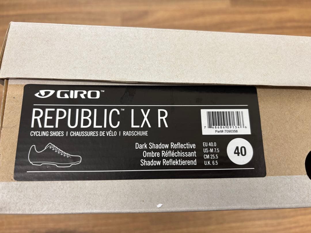 【新品未使用】Giro Republic LX R サイクリングシューズ 40