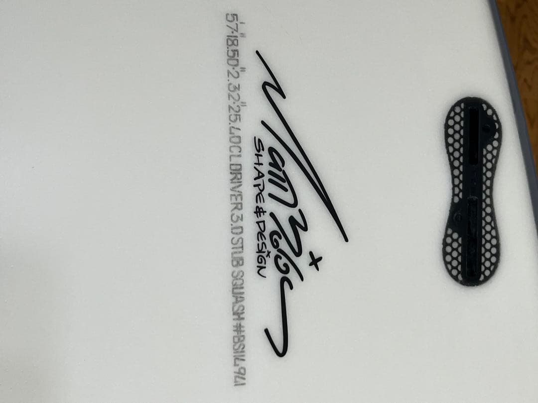 メイヘムサーフボード　3.0STUB 5.6 ブラックシープビルト