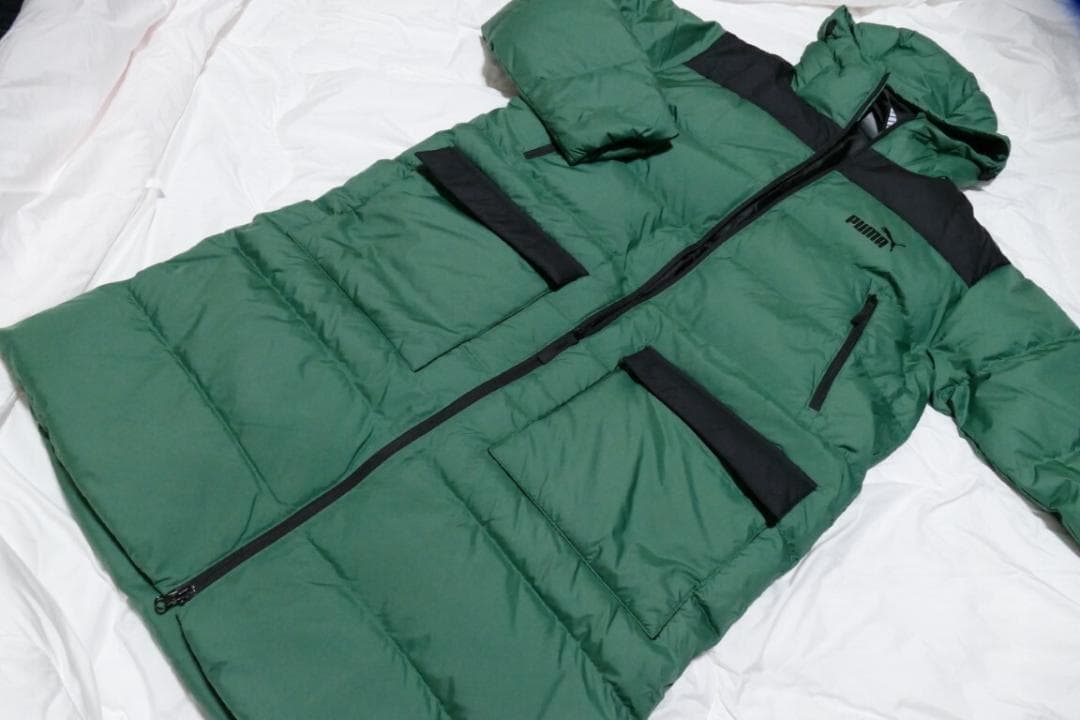 ★秋冬★PUMA★プーマ★リラックスロングダウンコート★L/GR/BK
