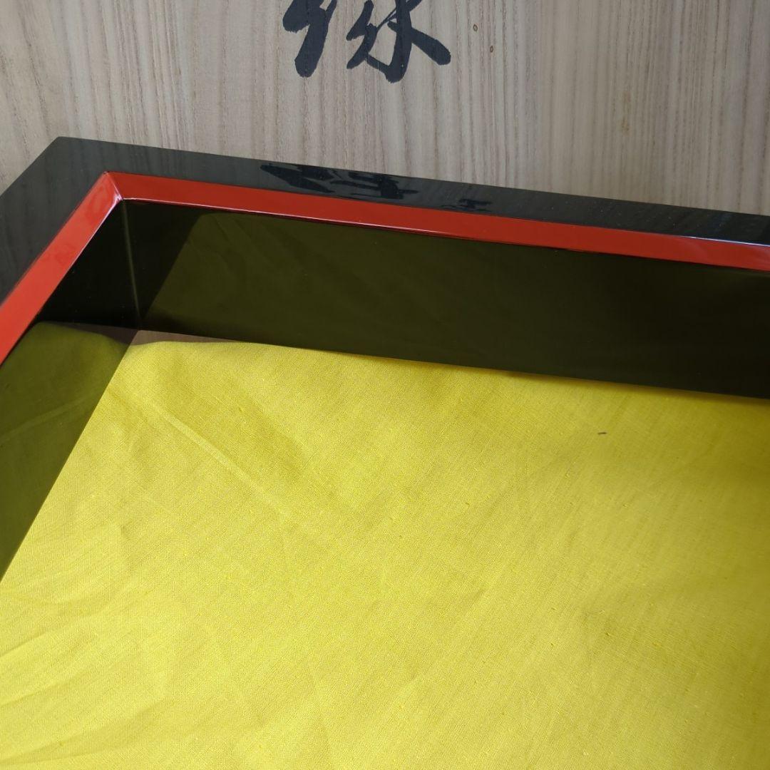 炉縁　輪島塗　漆器　木製　茶道具　茶道　木箱