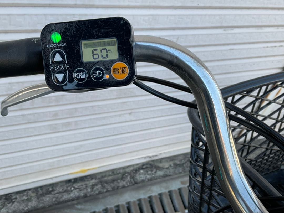 パナソニック最新機種電動アシスト自転車viviDX26インチグレー系ボディー