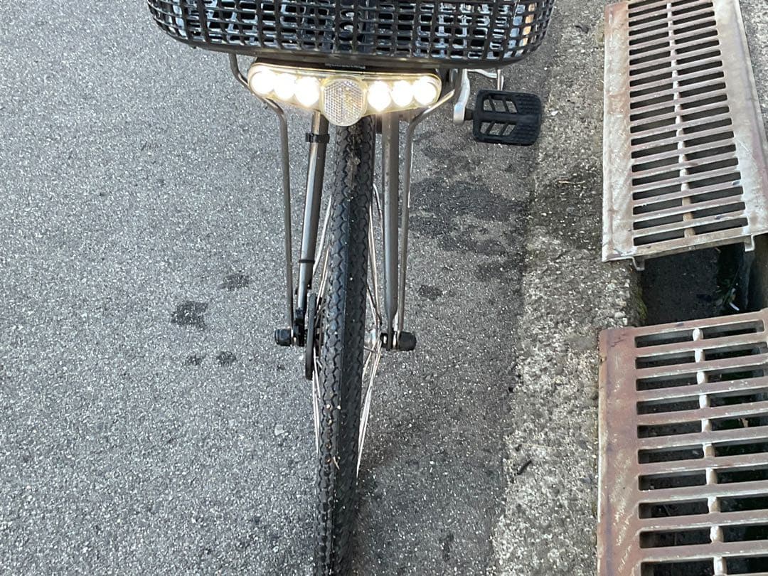 パナソニック最新機種電動アシスト自転車viviDX26インチグレー系ボディー