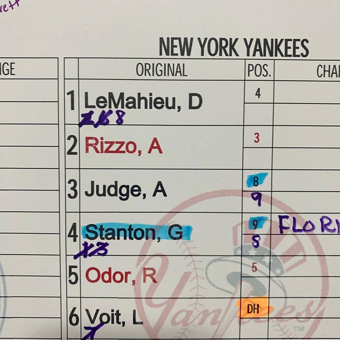 No.3【激レア】実使用　マエケン　前田健太　ラインナップカード　検) 大谷翔平