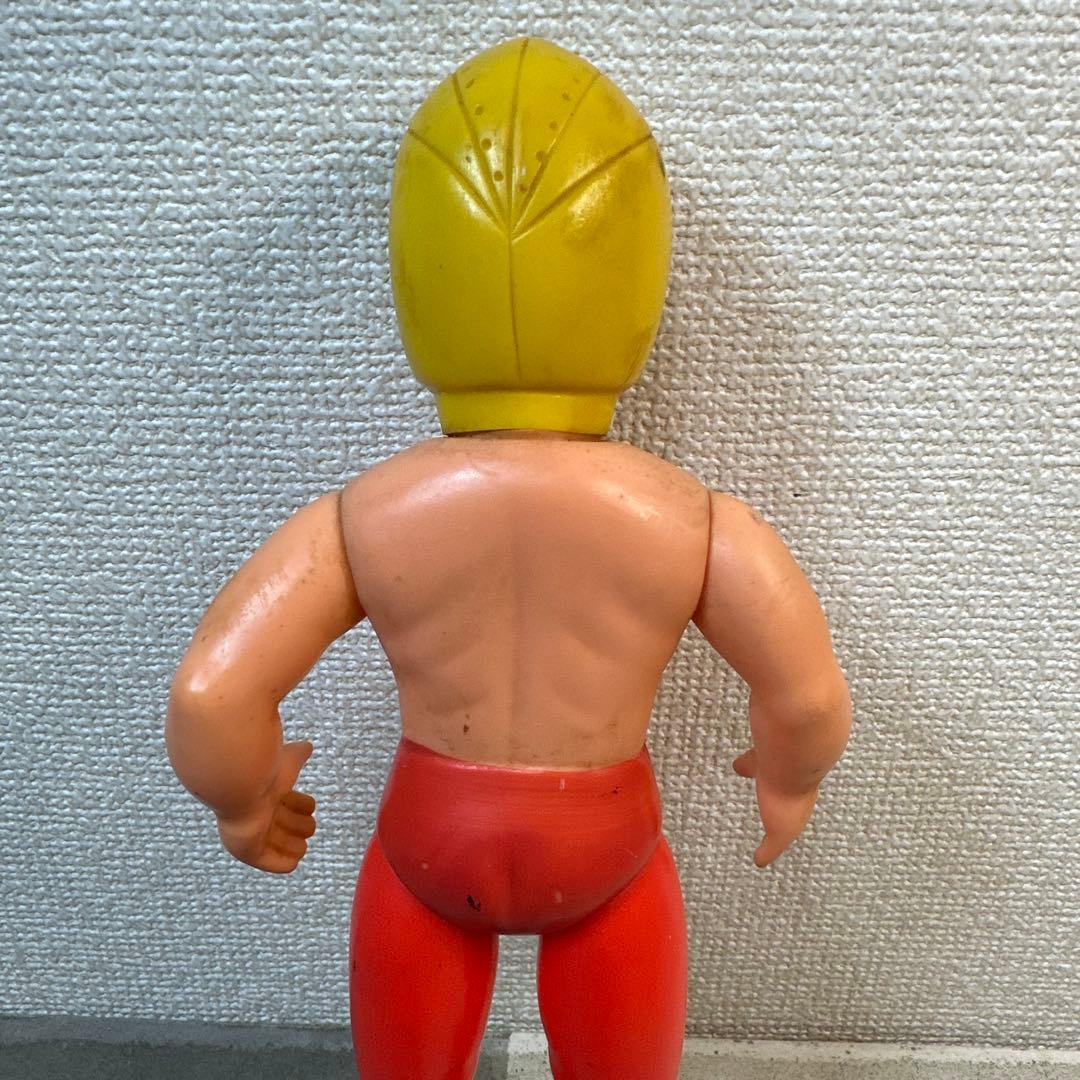 当時物 ゴールデンマスク タイガーマスク 中嶋製作所 ソフビ 約26cm梶原一騎