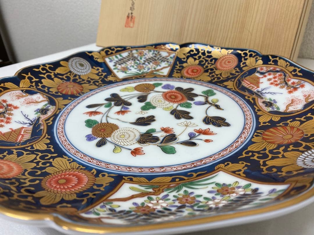 3-2437 琳派古伊万里盛皿（小）　其泉作