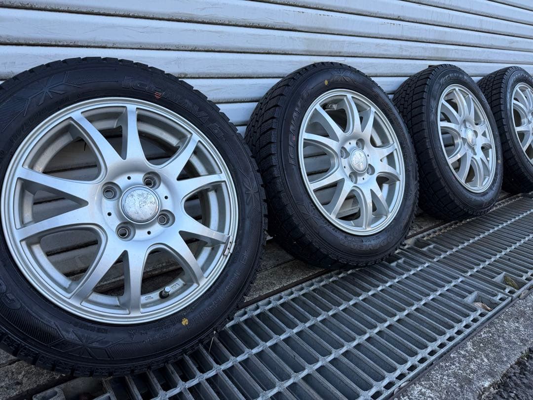 155/65R14 冬タイヤ ホイールセット 中古 4本