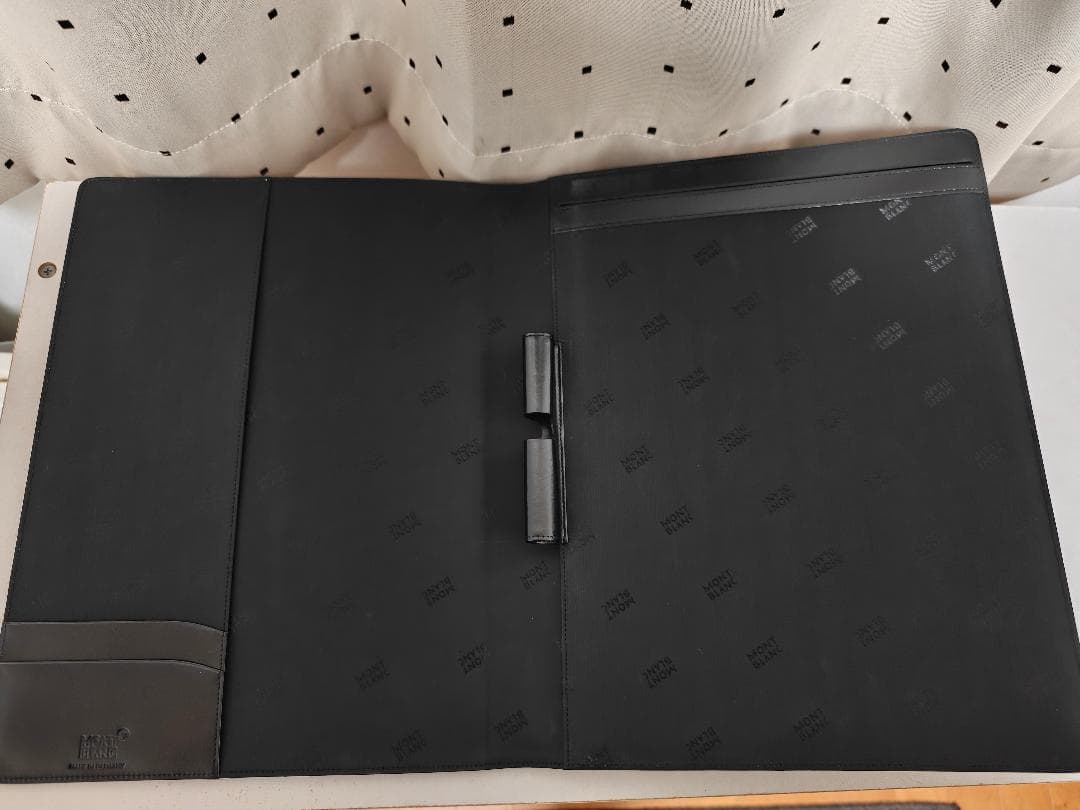 新品同様品 モンブラン A4 レザー ノートパッドホルダー オルガナイザー