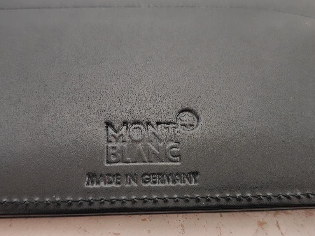 新品同様品 モンブラン A4 レザー ノートパッドホルダー オルガナイザー