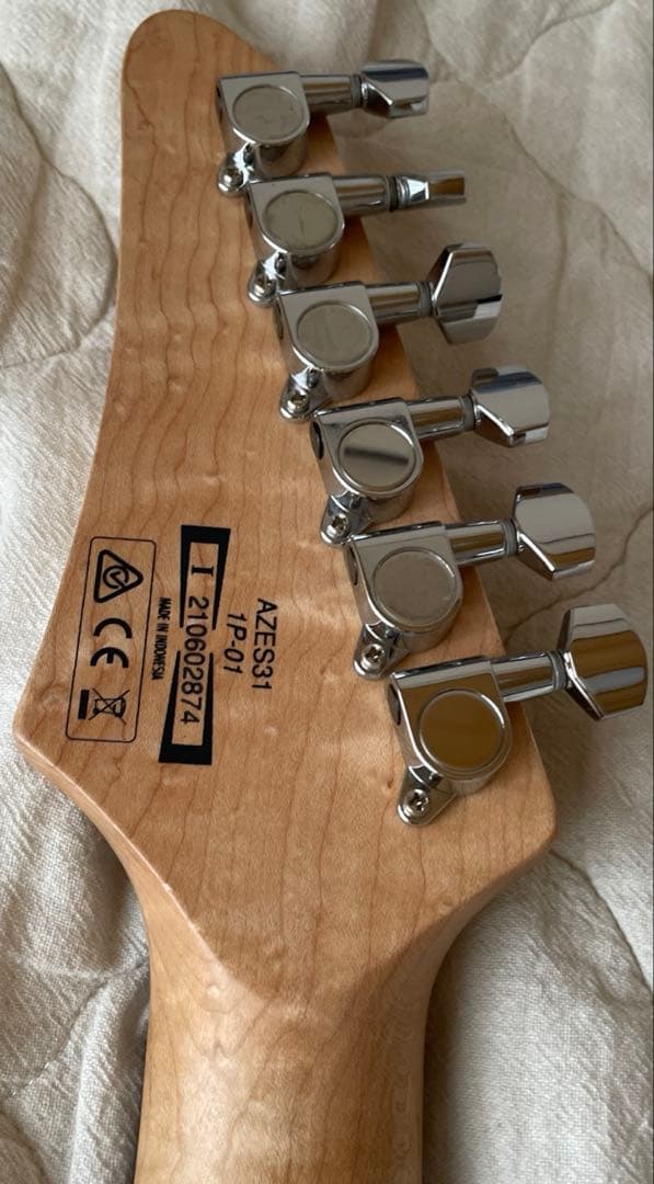 【トラ杢】トモ藤田監修　アイバニーズ　Ibanez AZES31-VM