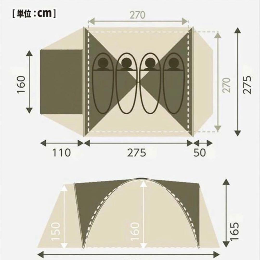 ✨超美品✨ プロモキャノピーテント 簡単組み立て UVカット 防水加工