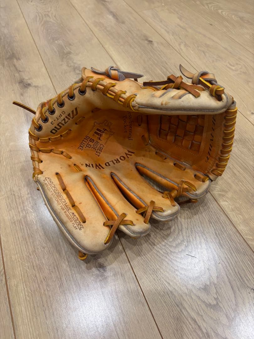 ミズノ一般硬式投手グローブ！廃盤品！フルメンテナンス！高校野球対応品！