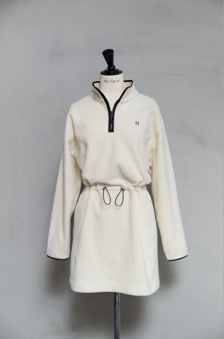 ワンピース herlipto Flight Mode Fleece Mini Dress S