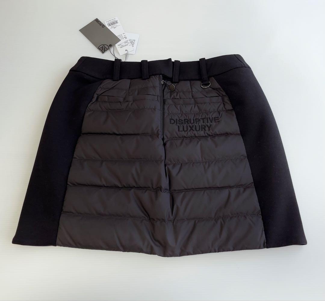 【新品タグ付き】G/FORE ジーフォア　ダウンスカート　ブラック
