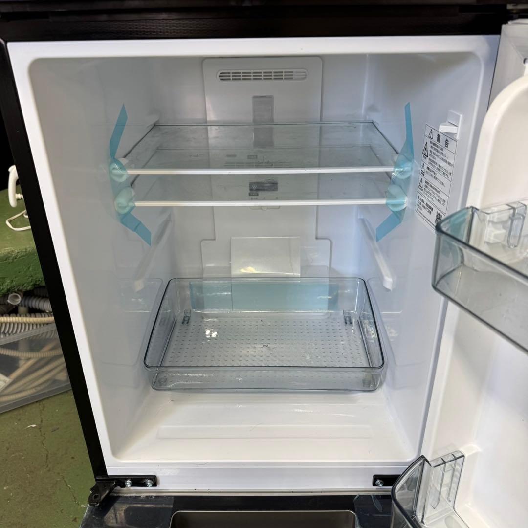 348 極美品　鏡面　冷蔵庫　右開き・左開き　一人暮らし　小型　洗濯機も有