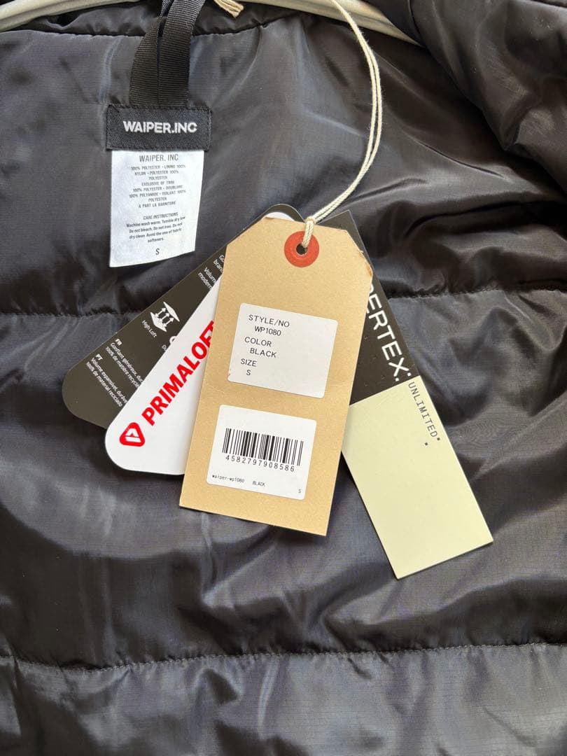 【未使用】WAIPER LIGHT PUFF PRIMALOFT ベスト S