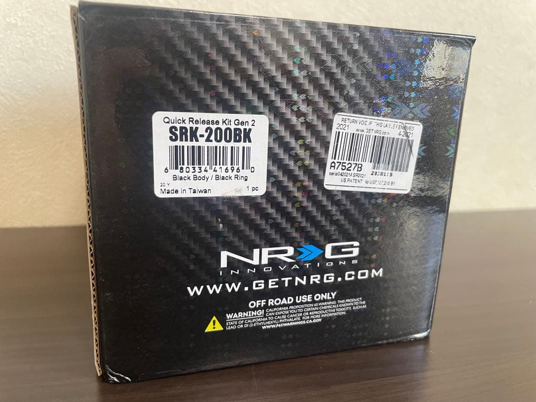 NRG クイックリリース SRK-200BK