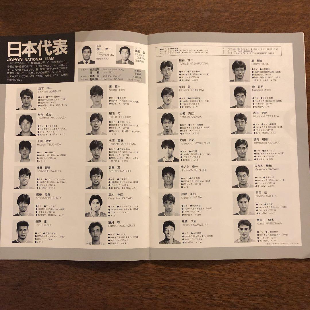 非売品 サイン入 サッカー日本代表 対 ボカジュニアーズ パンフレット 入場券付
