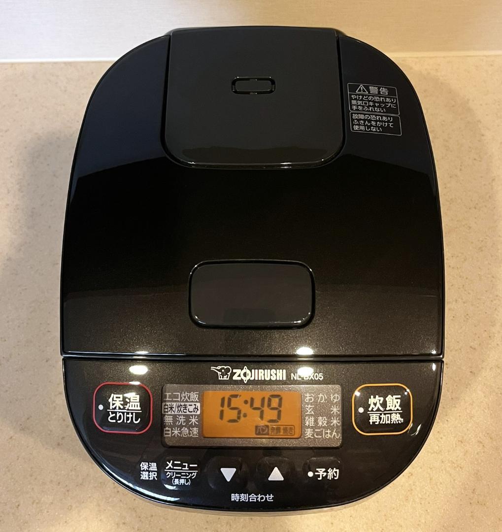 美品★象印 ZOJIRUSHI 炊飯器 NL-BX05 3合炊き 23年製
