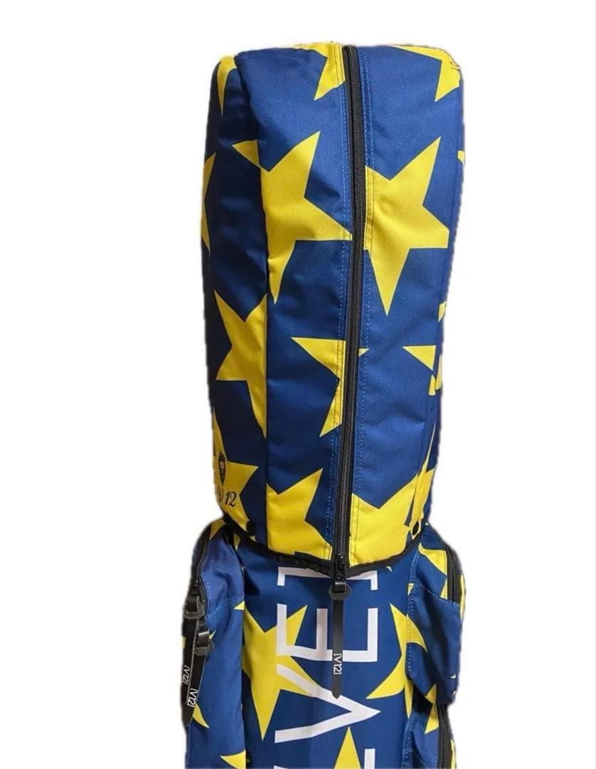 VTWELVE 912 ゴルフバッグ 青と黄色の星柄