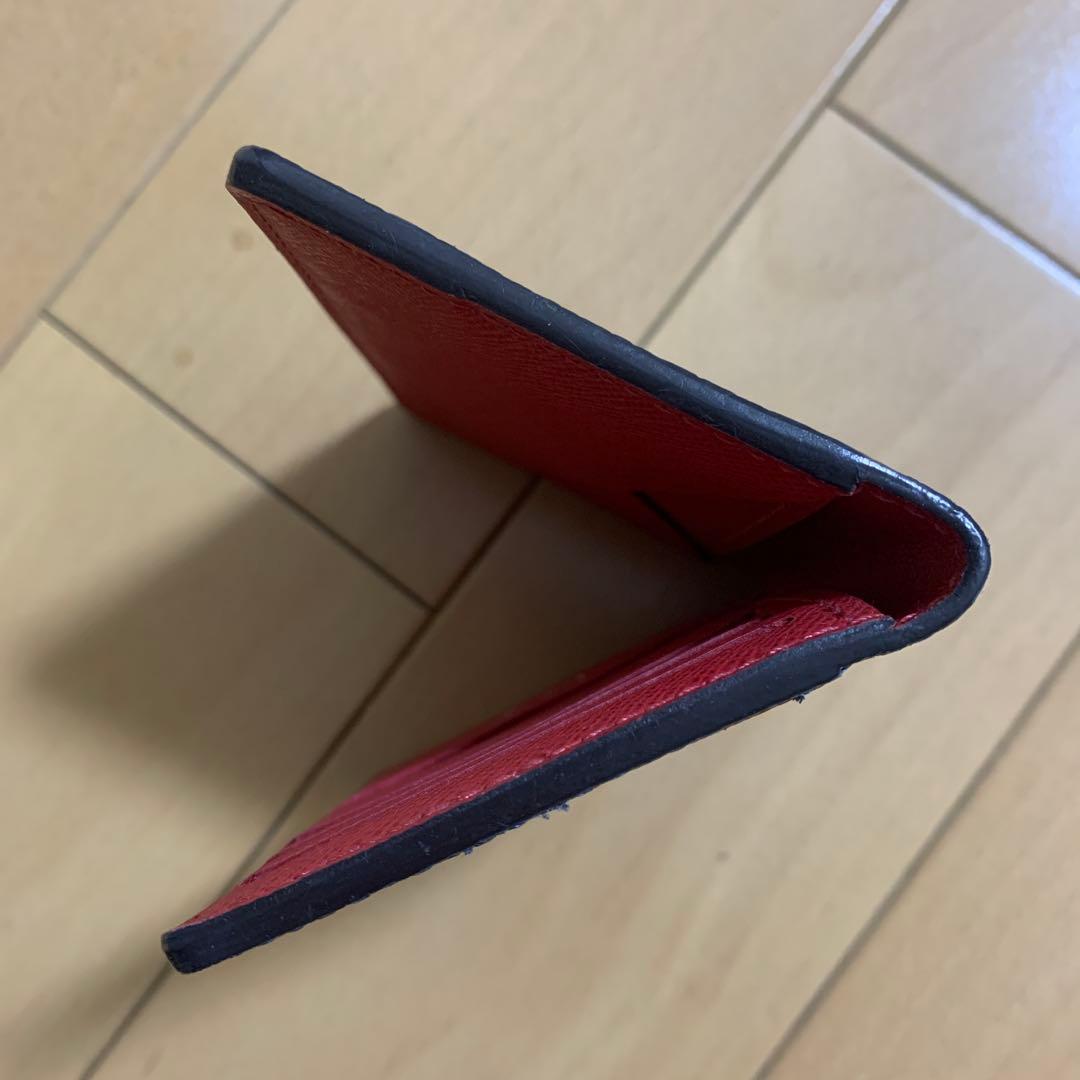 (美品)LOUIS VUITTON M.Sイニシャル入り　名刺入れ ネイビー