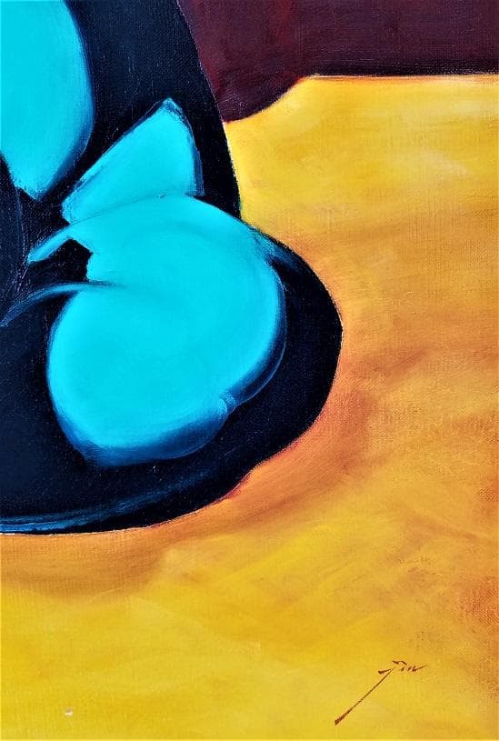 焔仁 　そごう美術館横浜展と奈良展に出品された作品タイトル「あざみ」50号