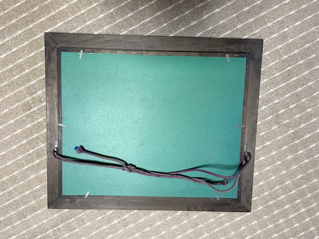 美品 徳田春邦「赤富士」油彩画 油絵 直筆サイン入り 富士山 縁起物 開運