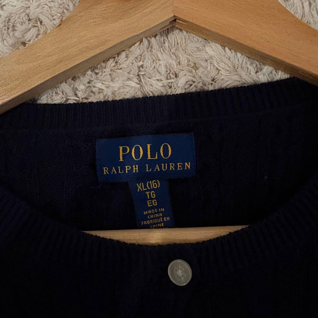 Polo Ralph Lauren ミニケーブル コットン カーディガン