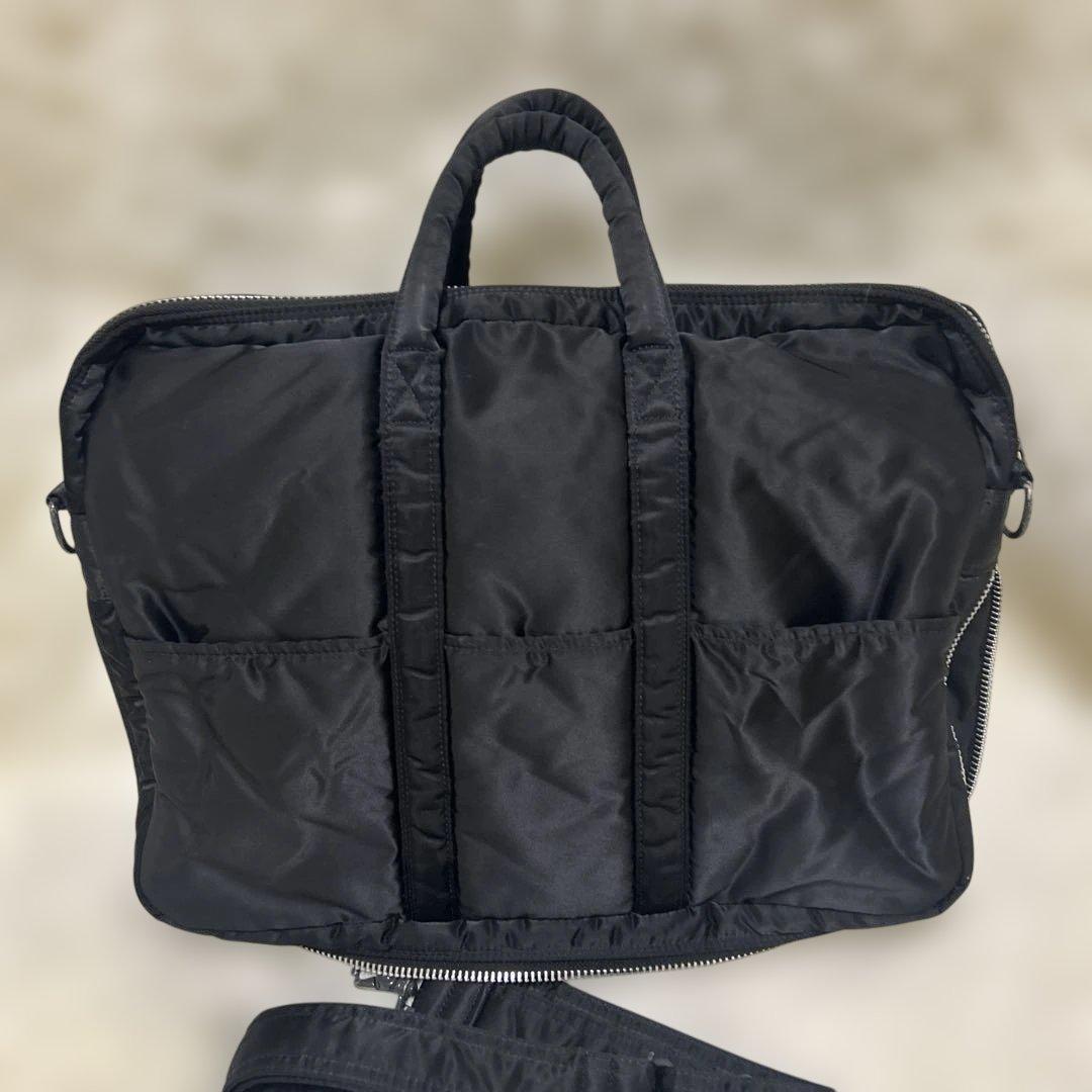 ✨美品✨ポーター タンカー 2way 2層 拡張可能　ブリーフケース 黒 A4