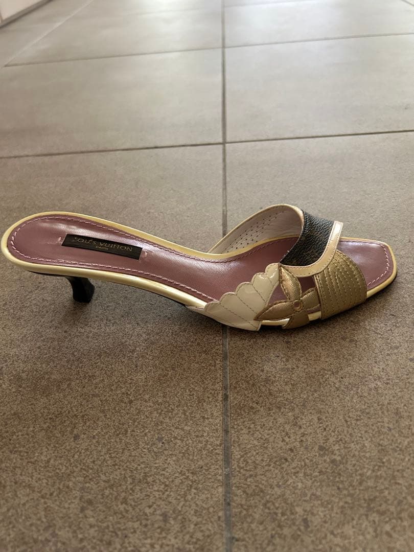 Louis Vuitton ルイ・ヴィトン　ミュール　　 ブラウン/ベージュ