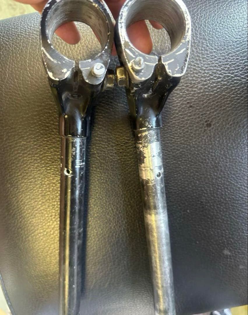 ホンダ純正CBX400F 純正ハンドル　41パイ→35パイ変換キット付き