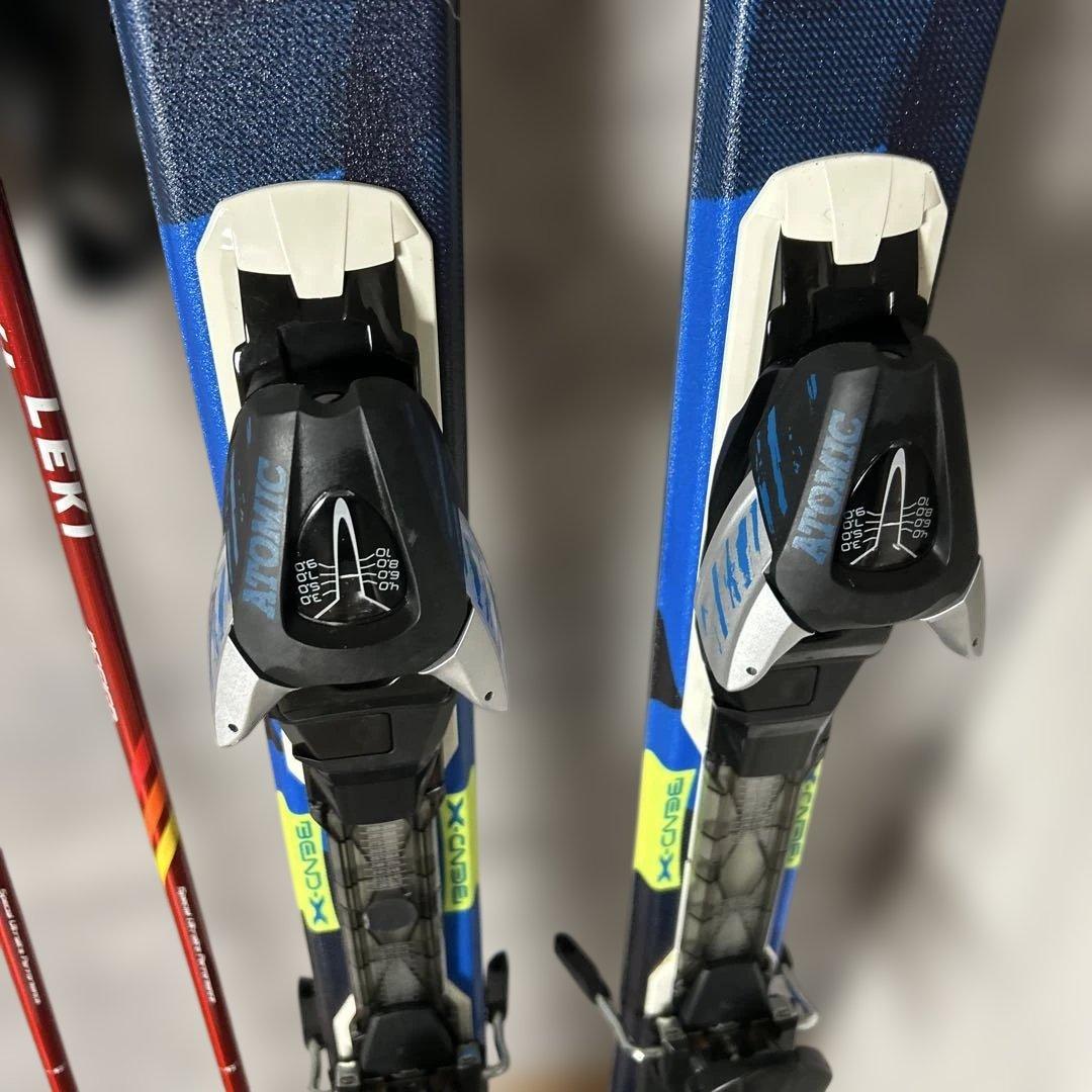 Atomic Performer スキーとLEKI ストック 162 バック付