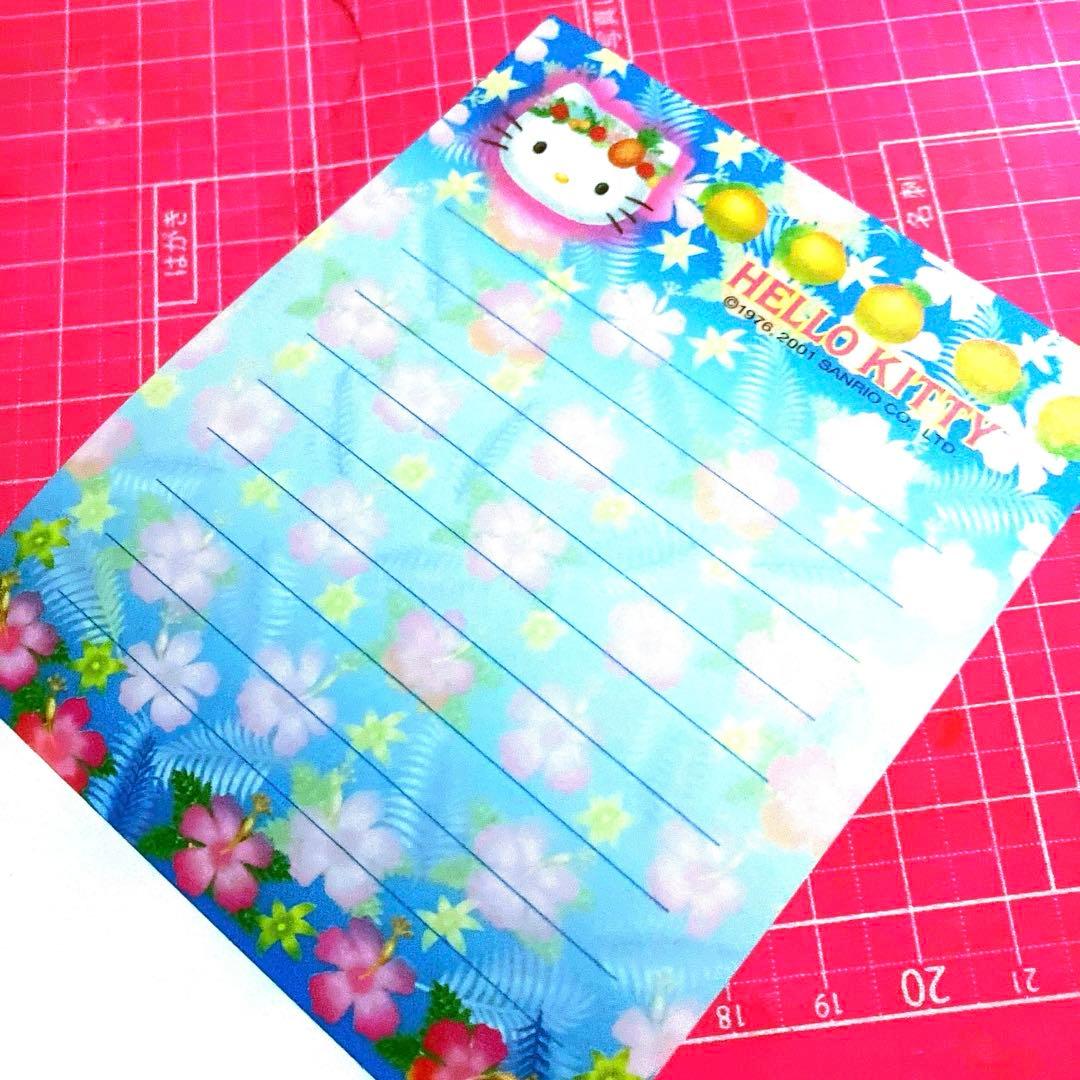 ハローキティ　ハイビスカス　ダイカットメモ帳　　激レア★