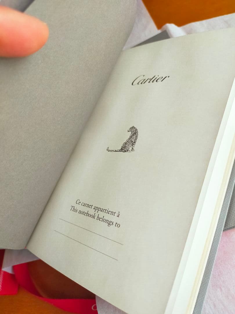 Cartier カルティエ　ノート
