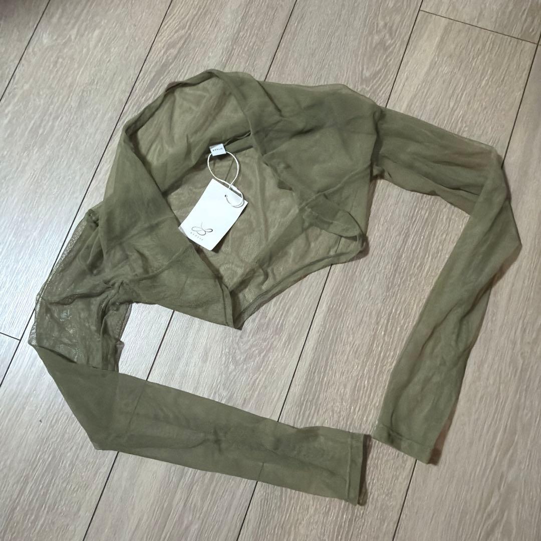 新品　バイプリエ　メッシュシュラグ　カーキ