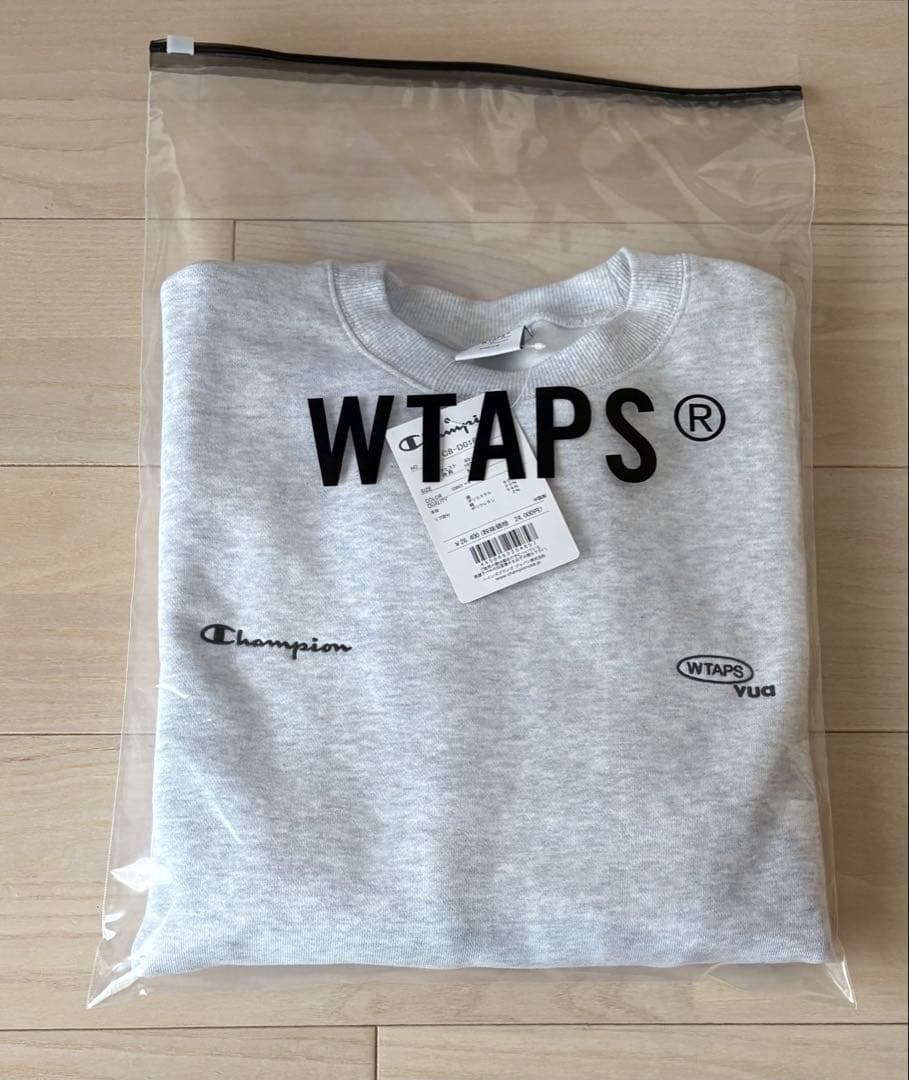 WTAPS CHAMPION最新作ACADEMY CREWNECK グレーM新品