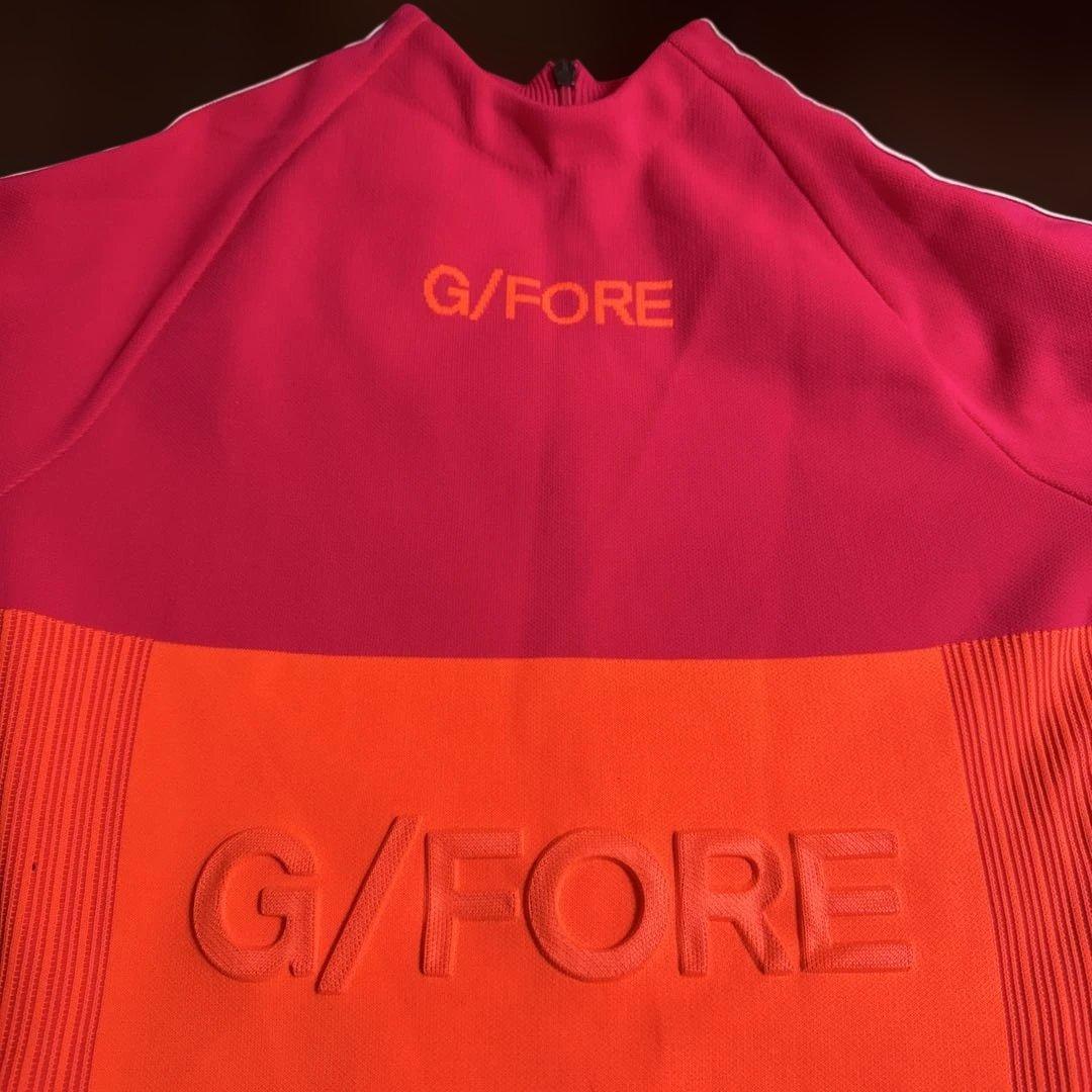 ジーフォア　ニットワンピース　G/FORE ピンク　秋冬　ゴルフ　レディース