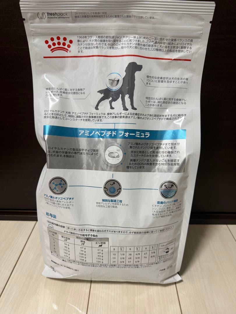ロイヤルカナン 犬 アミノペプチド フォーミュラ 3kg
