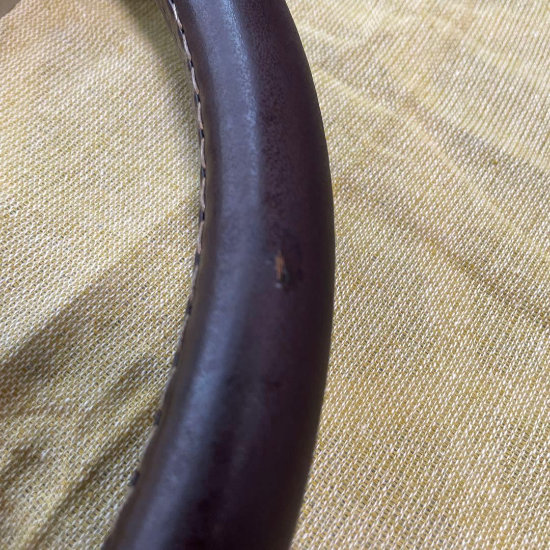 超希少！！ブラウンレザー　ナルディステアリング360mm ホーンボタンリング付き