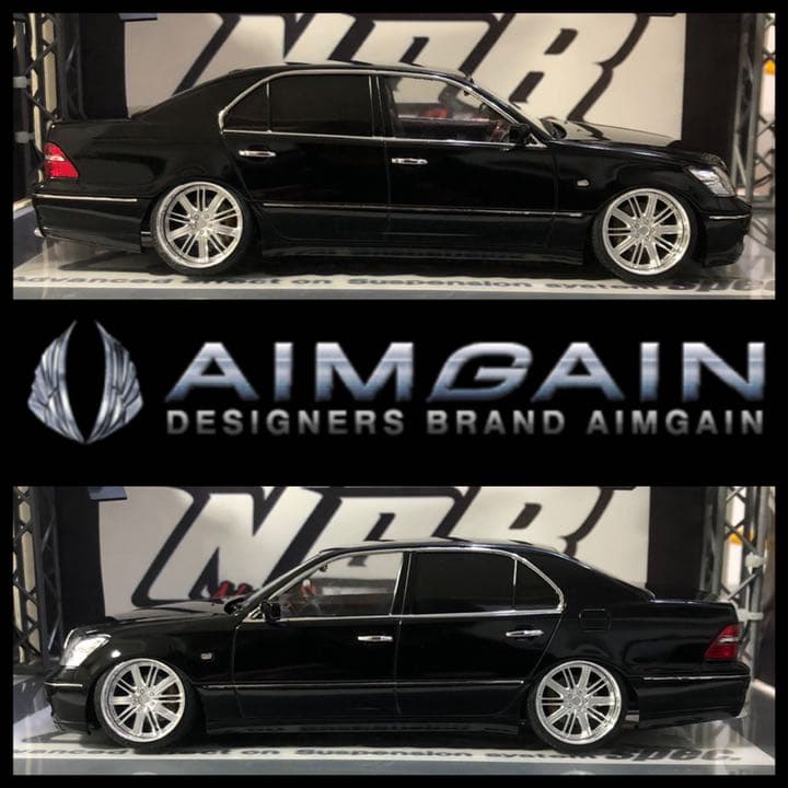 NO.147  1/24 UCF31 セルシオ 後期　エイムゲイン 完成品